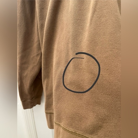 Carhartt Tan/Light Brown 3/4 zip knit sweatshirt Size 2XL - Picture 4 of 7